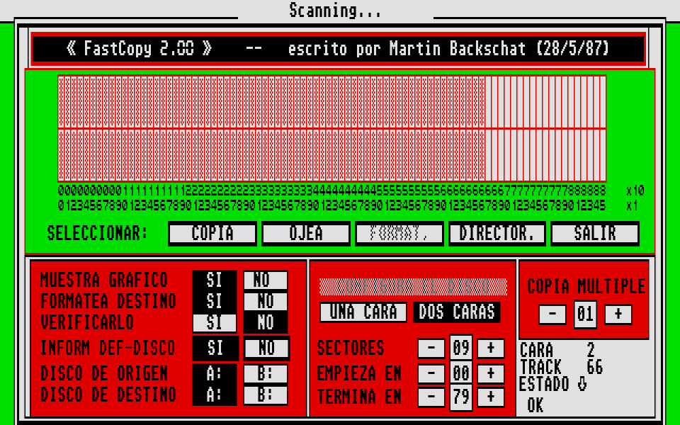 FastCopy (FCopy) atari screenshot